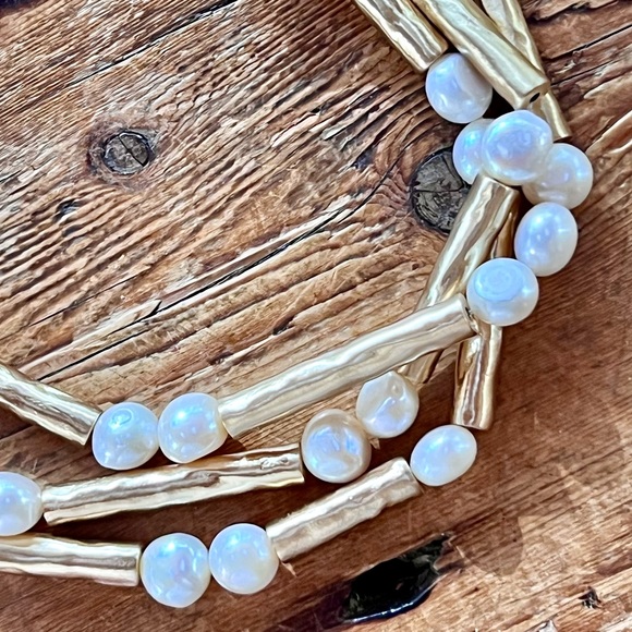 πΊπHPππΊ NWT Cult Gaia Zabelle Baroque Pearl Choker - Picture 8 of 16